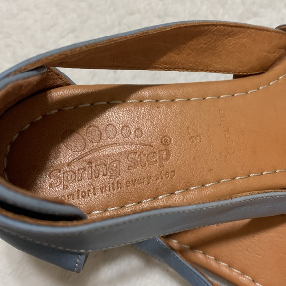 Spring Step Blue Flats - Picture 7 of 9